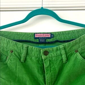 Vineyard Vines Bright Green Corduroy Trousers
